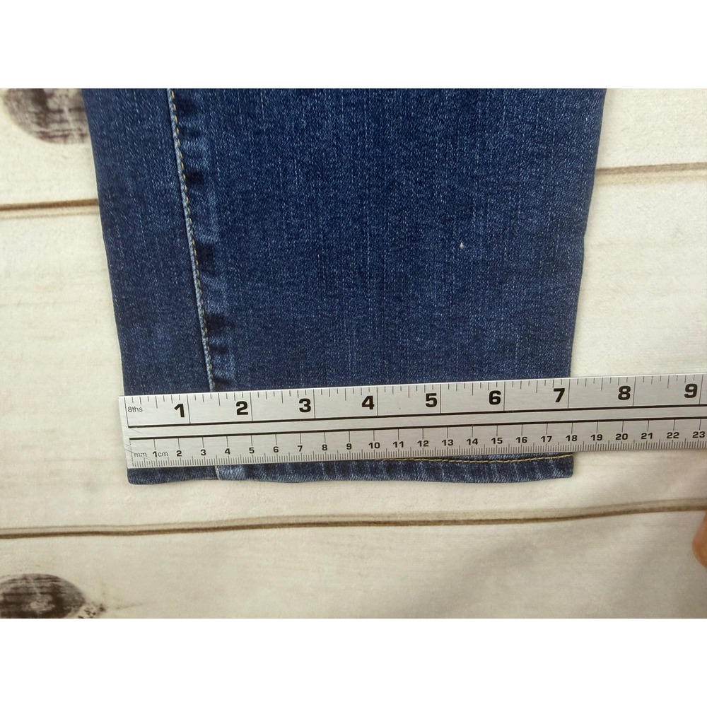 FRAME The Pencil Jeans Womens 28 High Rise Straight Leg Denim Dark Wash - Picture 8 of 9